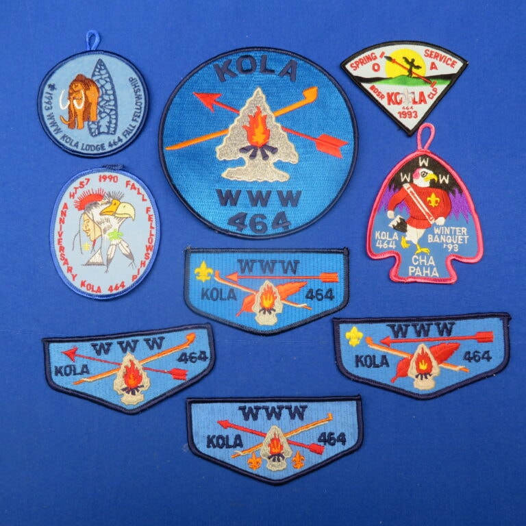 Kola Lodge 464 Order Of The Arrow Patches