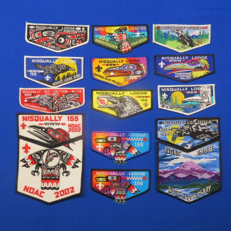 Nisqually Lodge 155 OA Patches