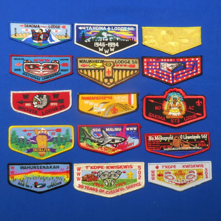 Order Of The Arrow Pocket Flap Patches