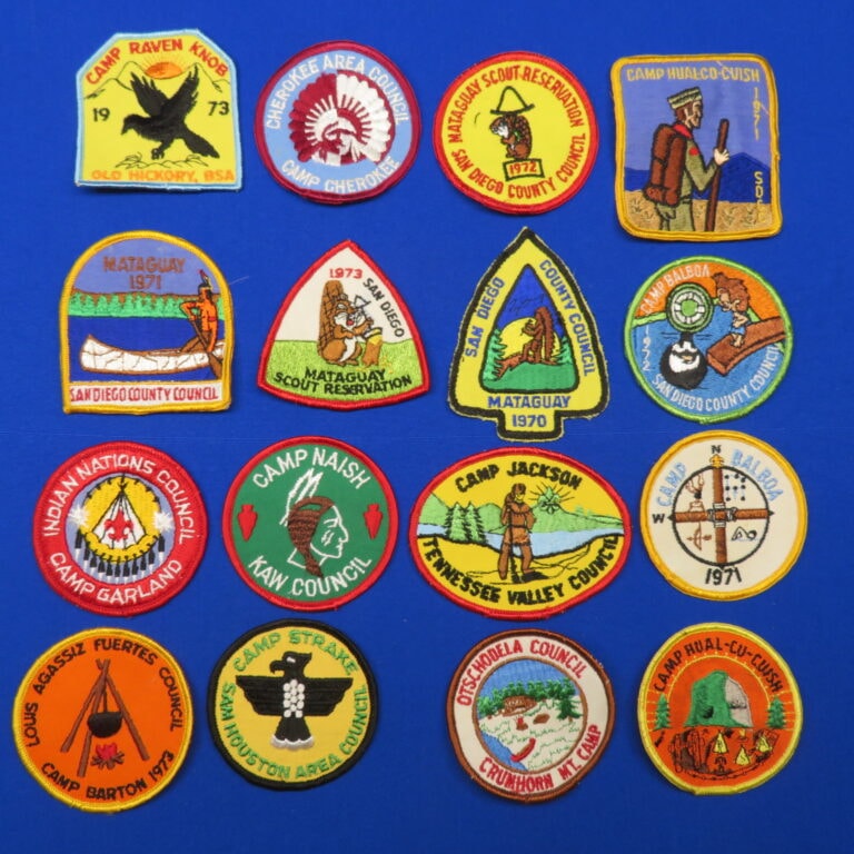 Order Of The Arrow Wapsu Achtu Lodge 343 Neckerchiefs
