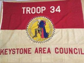 Troop 34 Keystone Area Council flag
