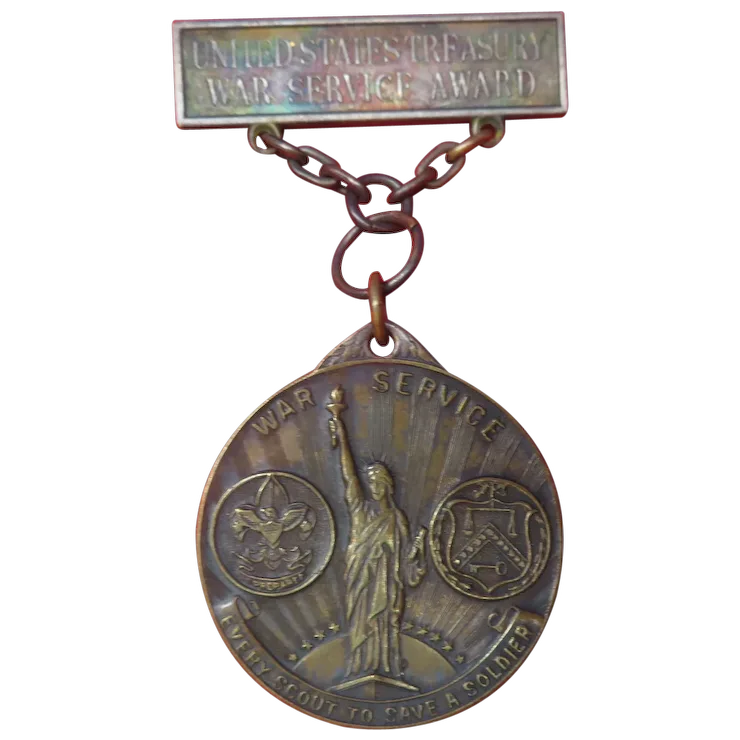 WW1 Boy Scout War Service Medal