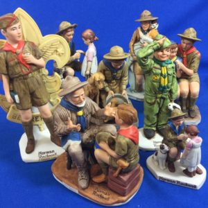 Boy Scout  Norman Rockwell Figures