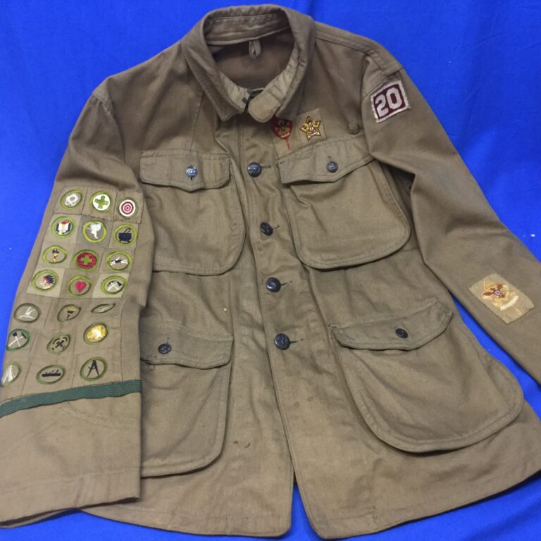 Boy Scout Vintage High Collar Coat