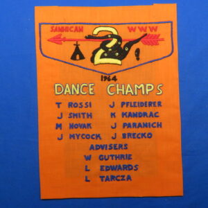 OA Sanhican Lodge 2 1964 Dance Champs
