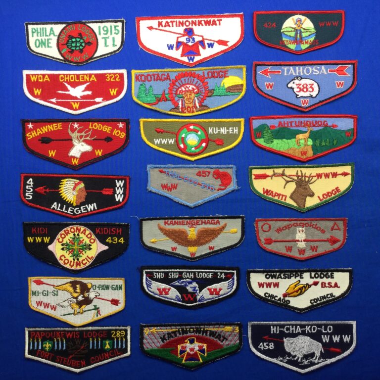 Order OF The Arrow Pocket Flap Patches