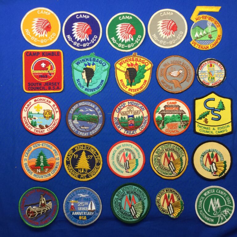 New Jersey Scout Camp Patches