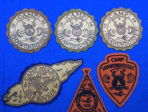 Vintage Camp Shawondossee & Mulnix Patches