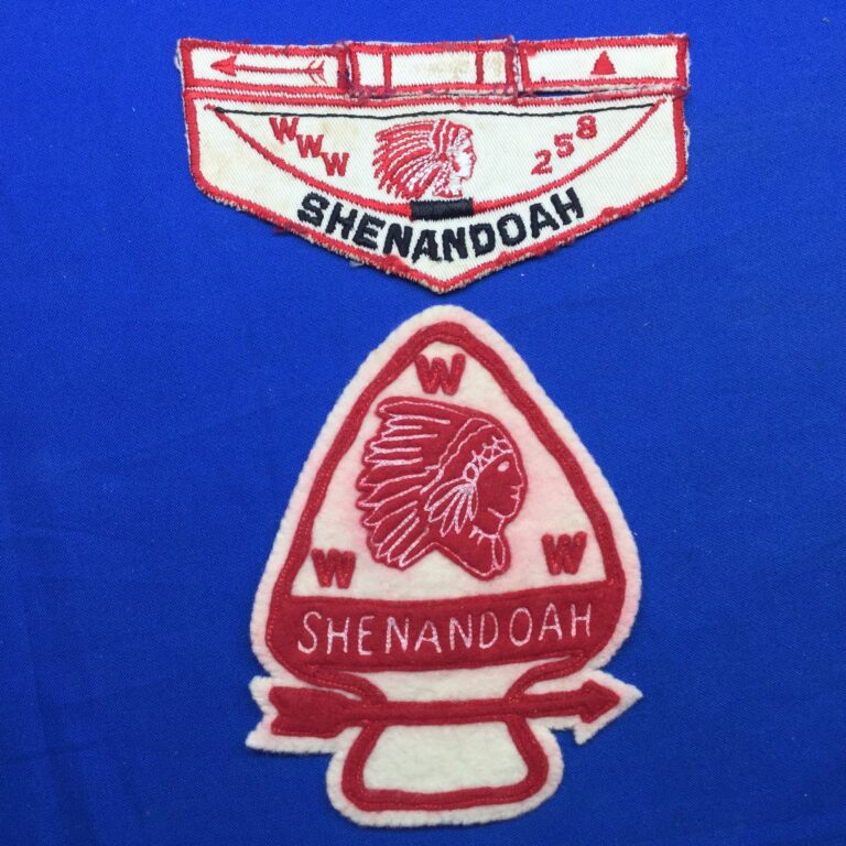 Shenandoah Order Of The Arrow Lodge 258 F1 & A1