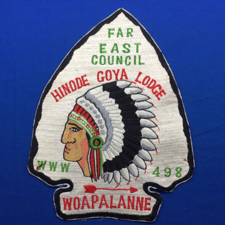 OA Hinode Goya Lodge 498 Woapalanne Chapter Jacket Patch