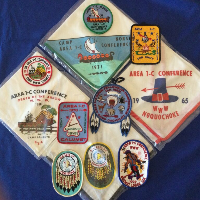 Order Of The Arrow Area 1-C Conference Patches & Neckerchiefs