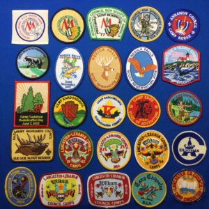 Boy Scout Camp Patches