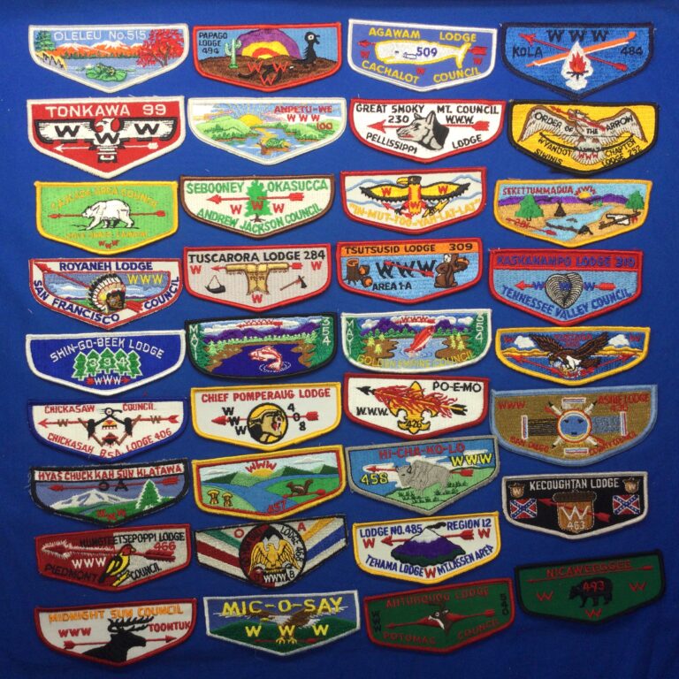 Order Of The Arrow Pocket Flap Patches