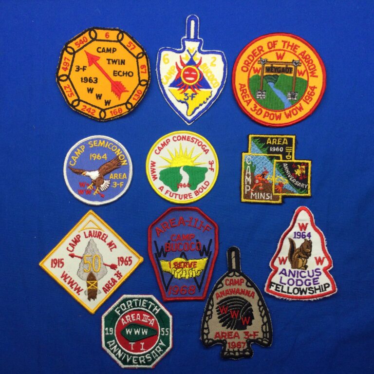 Order Of The Arrow Area III Patches