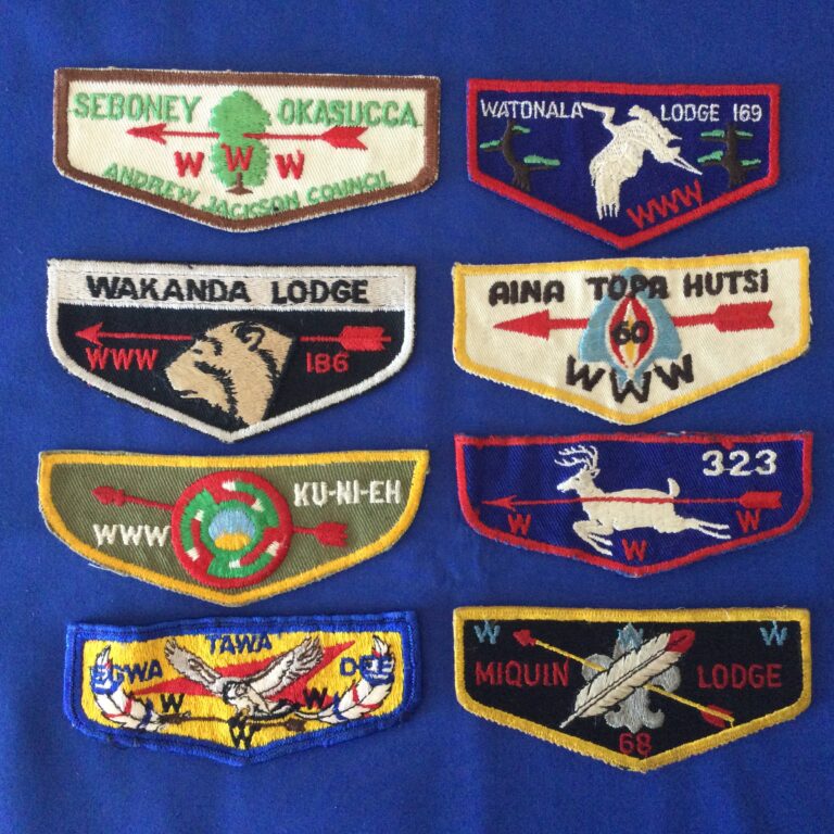 Vintage Order Of The Arrow Pocket Flap Patches