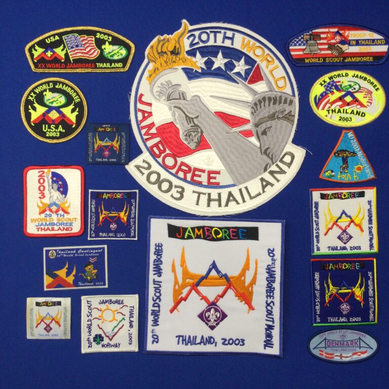 2003 20th World Jamboree Mondial Thailand Patches
