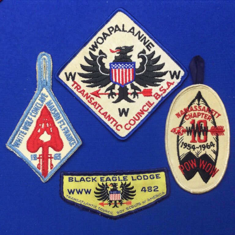 Order Of The Arrow Black Eagle lodge 482 Patches
