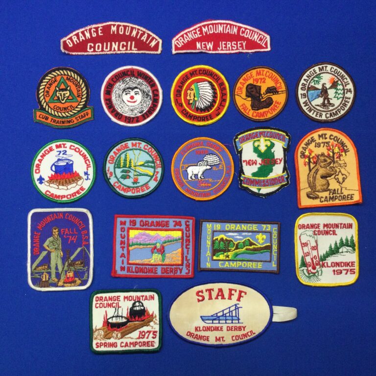 Orange Mountain Council NJ Patches