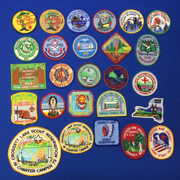 New Jersey Scout Camp Patches