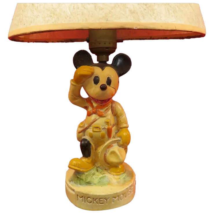 Mickey Mouse Boy Scout Table Lamp