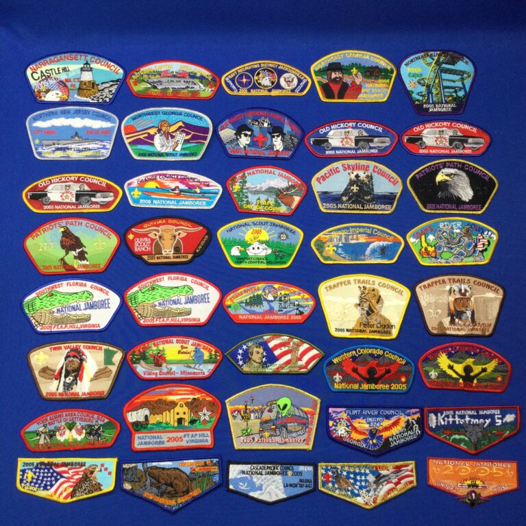 2005 National Scout Jamboree Shoulder Patches JSP's & OA Flaps