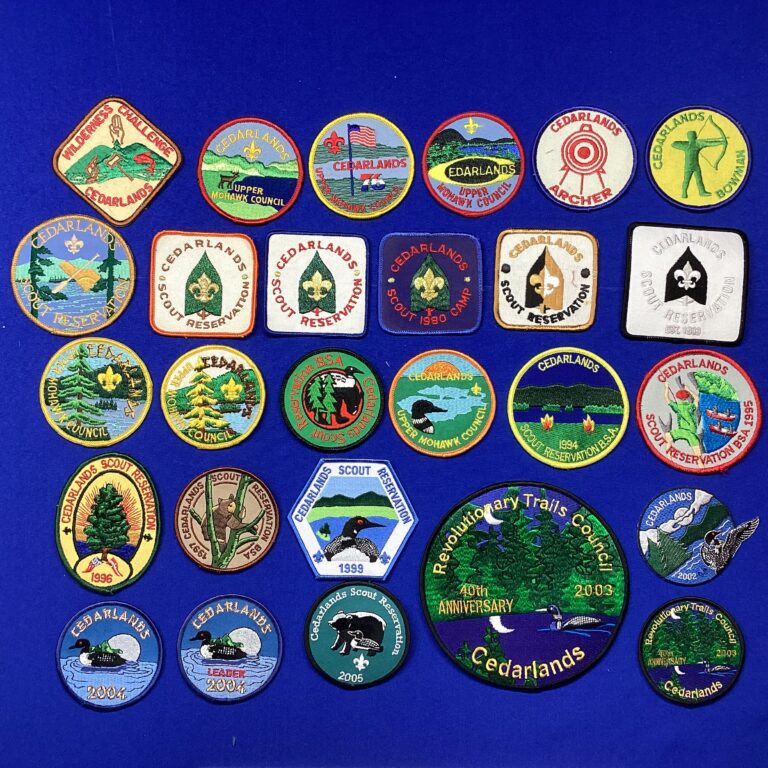 Cedarlands Scout Reservation Patches
