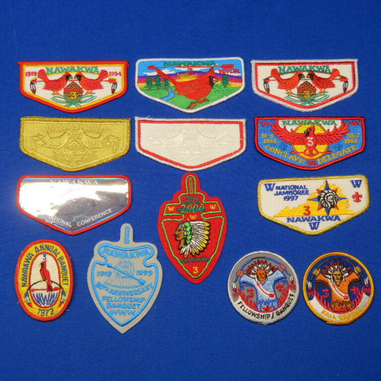 Order Of The Arrow Nawakwa Lodge 3 Patches