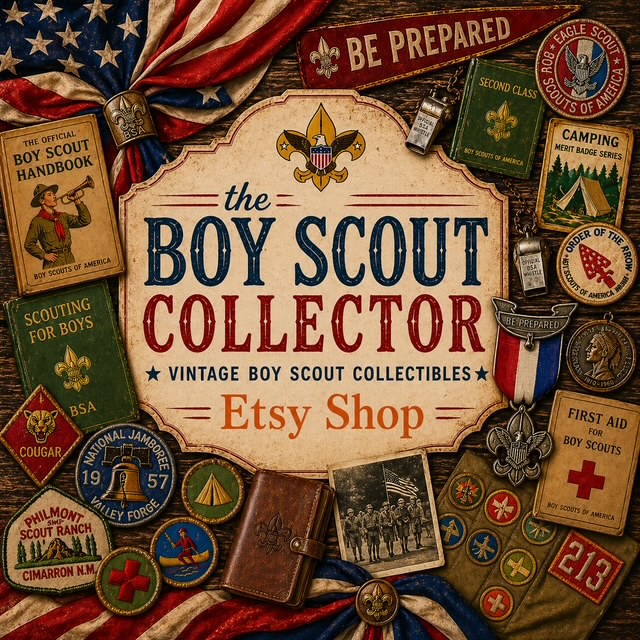 Visit The Boy Scout Collector Etsy Shop