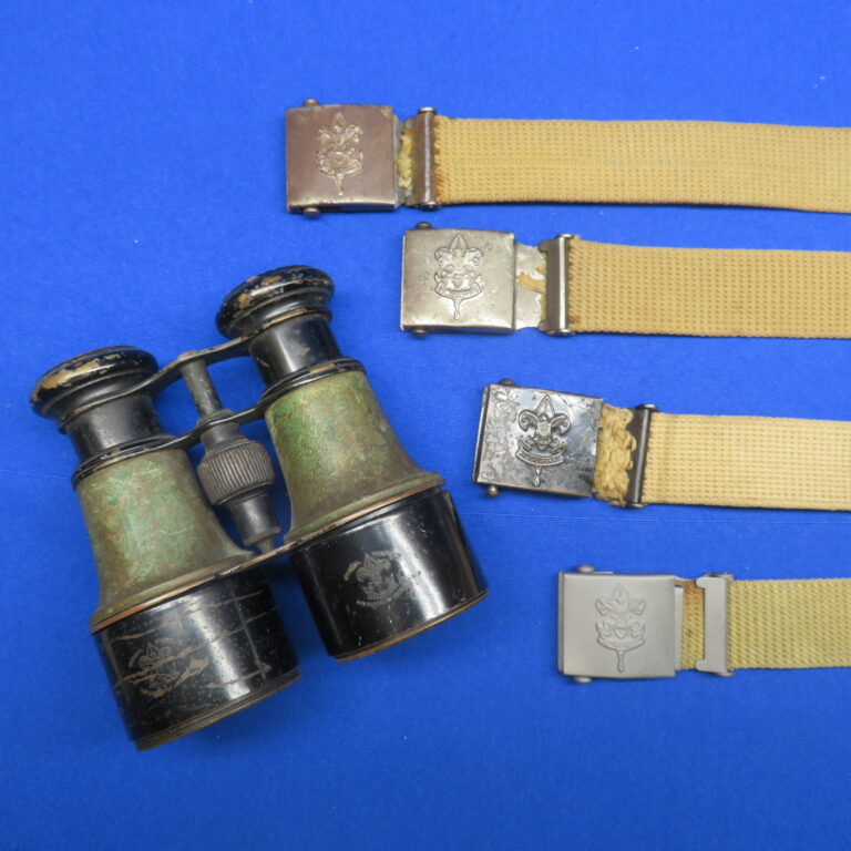 Vintage Scout Belts & Binoculars